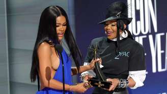 Teyana Taylor e Janet Jackson no BET Awards 2026