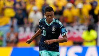 Jamal Musiala (Alemanha) durante jogo contra o Equador, no dia 25.06.2026.