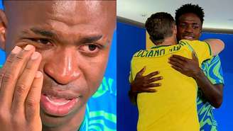 Atacante da Seleção Brasileira chorou em gravação para o Domigão com Huck