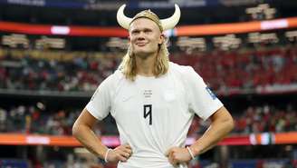 Os cinco gols de Erling Haaland na Copa do Mundo de 2026 foram marcados em finalizações de primeira