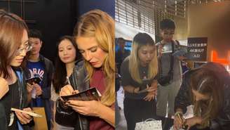 Paolla Oliveira brilha na China! A atriz viajou para promover o filme Herança de Narcisa e recebeu elogios emocionados dos fãs internacionais
