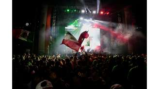 Torcida mexicana celebra vitória na Copa do Mundo na Cidade do México 30 de junho de 2026