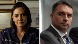 Michelle Bolsonaro e Flávio Bolsonaro protagonizam desintendimento em meio a pré-campanha para a Presidência da República