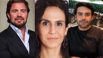 Vorcaro (à esquerda) e Miranda (à direita) reviraram a vida de Malu Gaspar (ao centro) com o intuito de "frear" a jornalista