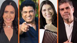 Shirley Carvalhaes, Marcos Antônio, Alice Maciel e Kim Catedral.