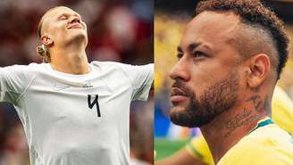 Haaland e Neymar se reencontram no domingo, 5, pela oitavas de final da Copa do Mundo