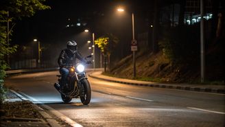 Motoristas não conseguem ver moto no escuro e isso causa colisões graves