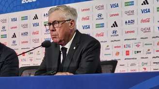 Carlo Ancelotti concede entrevista após eliminação do Brasil na Copa