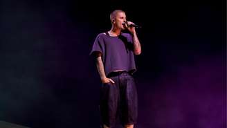 Justin Bieber se apresentando no Coachella em 2026
