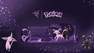 Razer anuncia coleção Espeon & Umbreon inspirada em dois icônicos Pokémon 