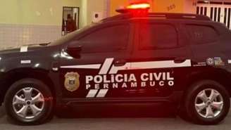 Viatura da Polícia Civil de Pernambuco.