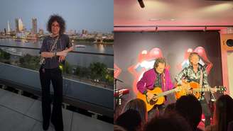 Filho de Mick Jagger e Luciana Gimenez, Lucas Jagger diverte a web ao promover novo projeto do pai com uma brincadeira