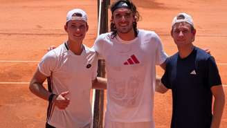 Victor Pignaton, Tsitsipas e Lucca Pignaton 