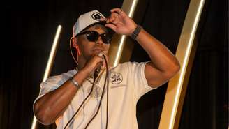 Lupe Fiasco em apresentação no Don Julio Derby, em novembro de 2025.