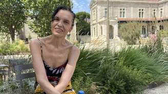 A coreógrafa brasileira Lia Rodrigues na Vila Criativa do Festival de Avignon de 2026.