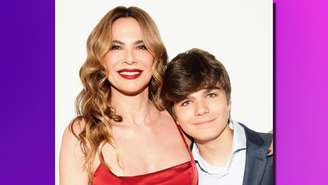 Lorenzo com a mãe, Luciana: demonstração de boa educação e respeito às mulheres