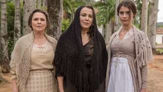 Gema, Emília e Lívia (Reprodução/Globo)