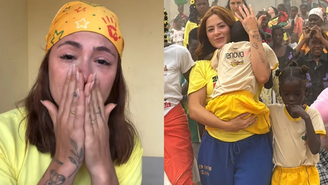 Nathalia Valente chora ao rebater críticas sobre missão em Angola e faz forte desabafo