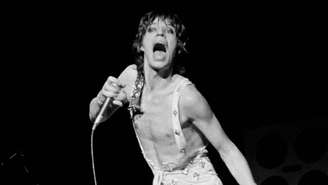Mick Jagger, dos Rolling Stones, em 1972