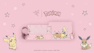 Razer traz ao Brasil periféricos inspirados em Pikachu e Eevee