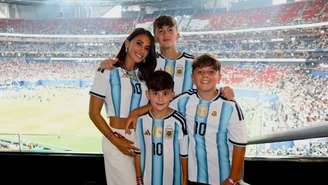 Antonela postou stories comemorando vitória da Argentina
