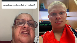 Brasileira agitou a web tentando pronunciar o nome de Erling Haaland -- sendo até notada pelo jogador