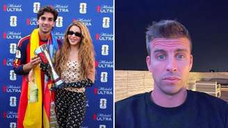 Ferran Torres tira foto com Shakira após receber o prêmio de melhor da partida na final e internet brinca com Piqué, ex-marido da cantora.