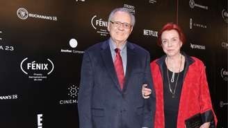 Luiz Carlos Barreto e Lucy Barreto no Prêmio Ibero