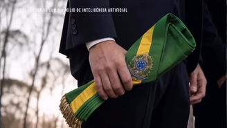 Flávio Bolsonaro copia vídeo de Neymar com IA e promove encontro do 'eu criança' com 'eu presidente'