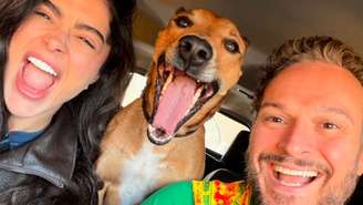 Aline Campos adotou Caramelo Sorriso durante uma viagem e transformou um encontro inesperado em uma nova história de amor e cuidado com os animais