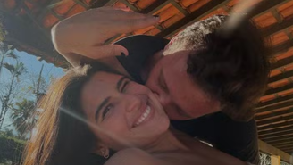 Giulia Costa e o namorado