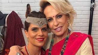 Mariana Maffeis com a mãe, Ana Maria, no dia de seu segundo casamento, em janeiro de 2020