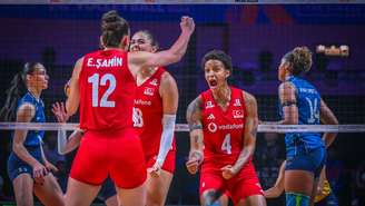 Brasil perde para a Turquia e fica com o vice da Liga das Nações Feminina de Vôlei