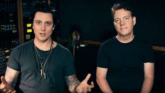 Synyster Gates, do Avenged Sevenfold, e seu pai Brian Haner