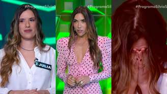 Patrícia Abravanel com participante do Show do Milhão (Reprodução/SBT)