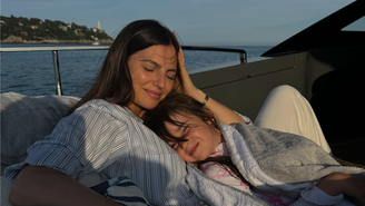 Kelly Piquet e a filha mais velha, Penelope