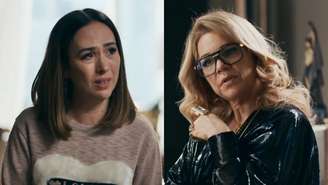 Brigitte (Tatá Werneck) e Pilar (Isabel Teixeira) de Quem Ama Cuida (Reprodução/TV Globo)