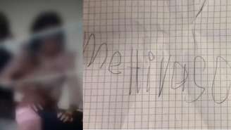 Menina de 7 anos é resgatada após escrever mensagens de socorro em janela 