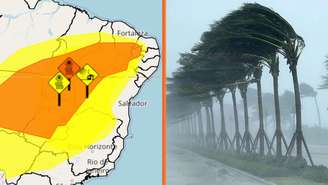Inmet alerta para perigo de vendaval em 36 cidades de Pernambuco; veja quais
