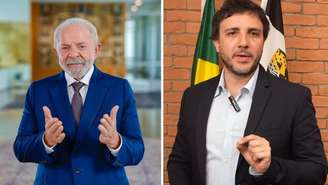 Lula e Renan Santos