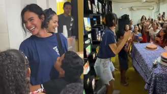 Shawn Mendes, namorado de Bruna Marquezine, acompanhou toda a comemoração e compartilhou registros do momento em suas redes sociais