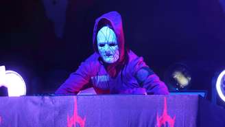 Sid Wilson durante show do Slipknot em 2024