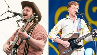 Willi Carlisle (esquerda) e Tyler Childers (direita) (Fotos: Nicola Gell/WireImage e Astrida Valigorsky/Getty Images)