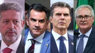 Nova composição do Senado pode reunir Arthur Lira (PP-AL), Ciro Nogueira (PP-PI), Helder Barbalho (MDB-PA) e Renan Calheiros (MBD-AL)
