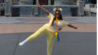 Jojo Todynho durante viagem pela Disney