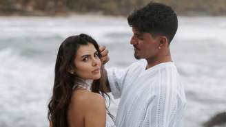 Isabella Arantes e Gabriel Medina