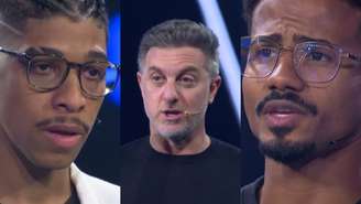 Luciano Huck com participantes do The Wall, do Domingão (Reprodução/TV Globo)