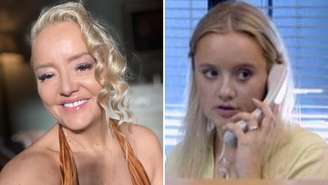 Lucy Davis; ela em cena de 'The Office'