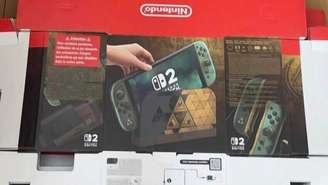 Vazam imagens do Switch 2 e Pro Controller feitos em celebração aos 40 anos de Zelda
