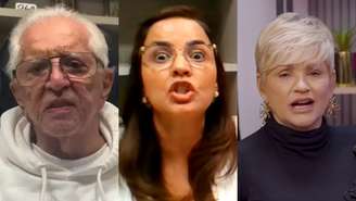 Carlos Alberto de Nóbrega, Renata de Nóbrega e Andréa Nóbrega (Reprodução/Instagram/Youtube)